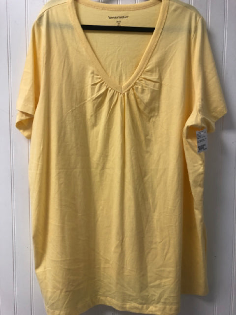Yellow Woman Within Short Sleeve Shirt Women's