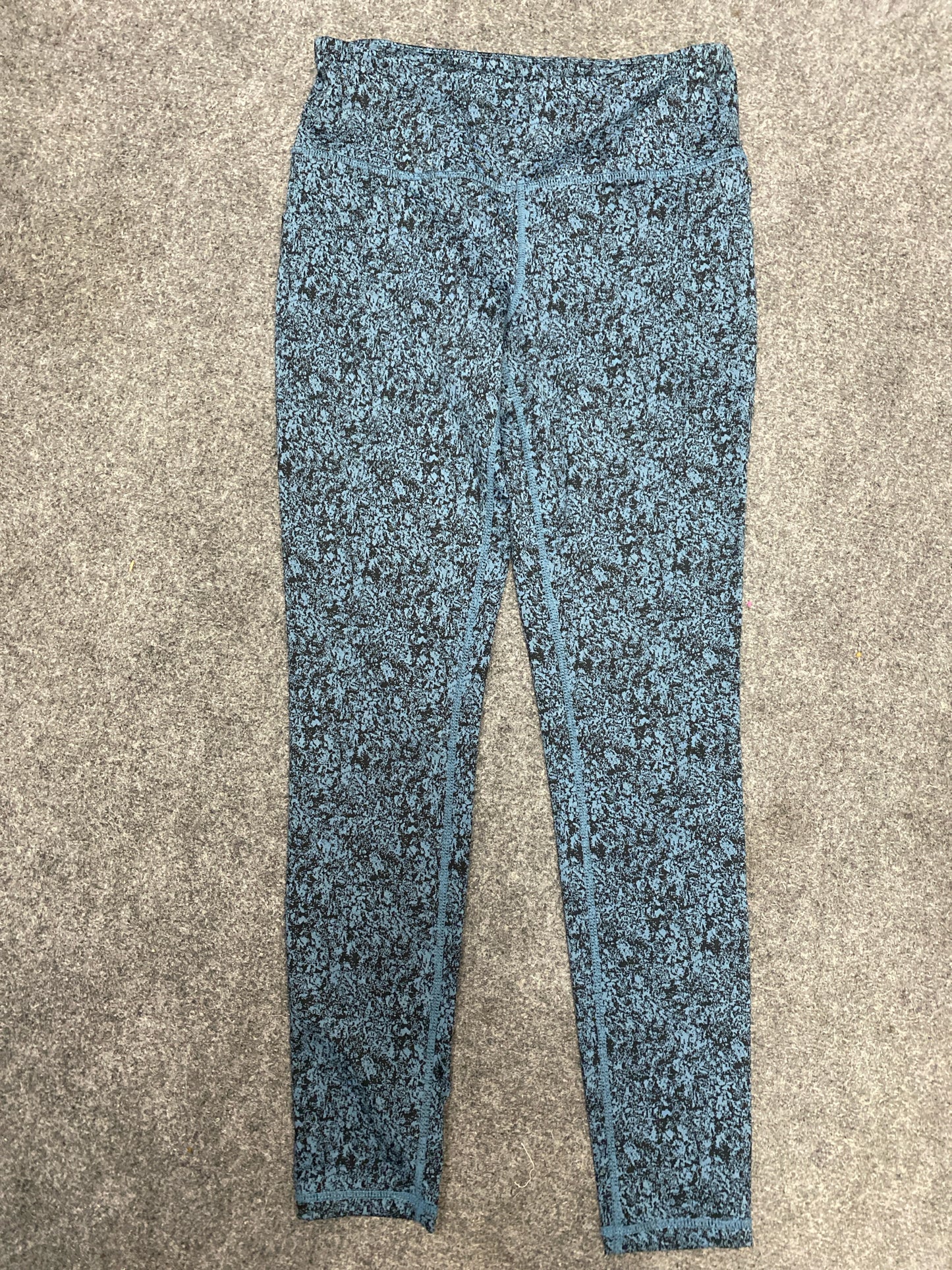 Blue Textures Leggings Women's