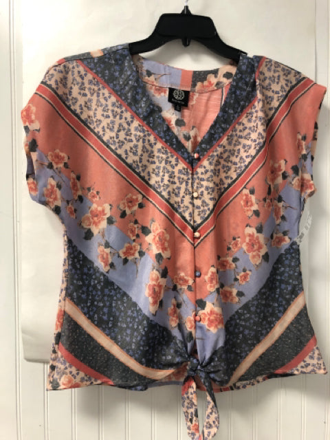 Multi-Color Bobeau Short Sleeve Shirt Women's