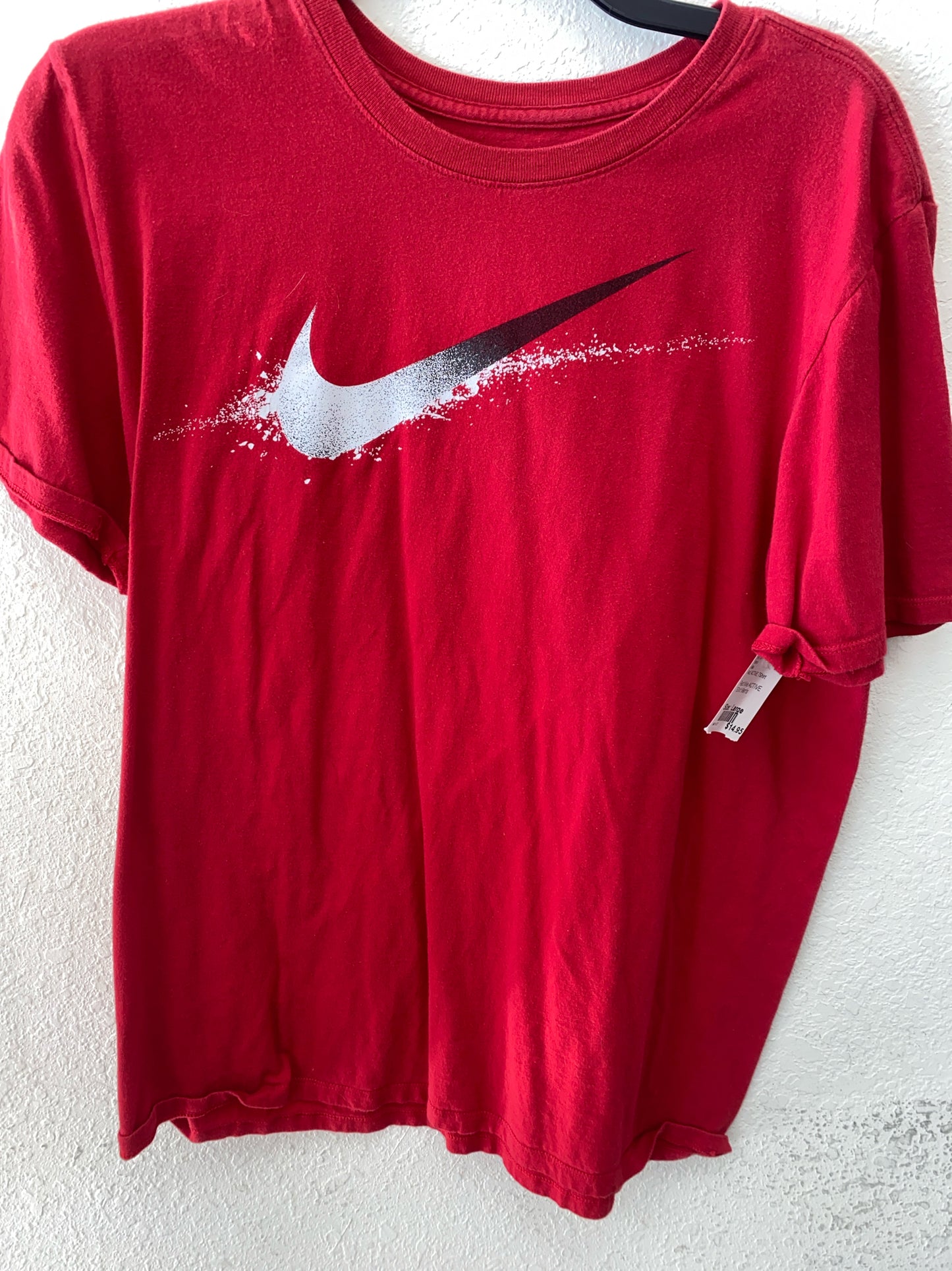 Red Nike ACTIVE TShirt Men's