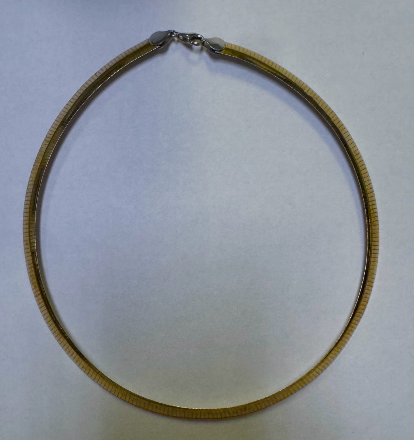 Sterling Silver Reversible Omega