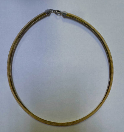 Sterling Silver Reversible Omega