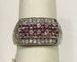 Sterling Silver Pink Tourmaline Ring Size 9 New