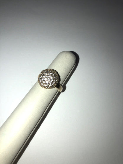 Gold Over Sterling Silver Ring Size 5