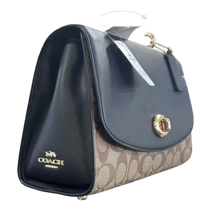 Designer NEW Coach Black/Brown Handbag