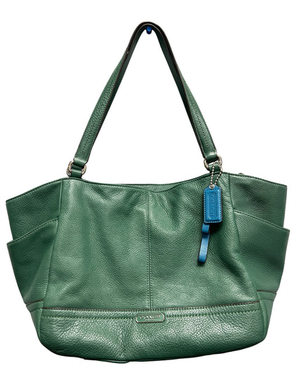 Designer Coach Green Handbag