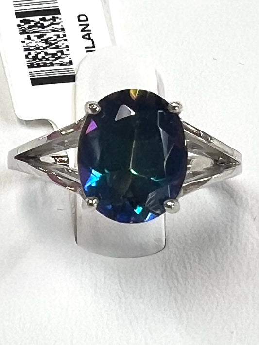 Sterling Silver Blue Petalite Ring New w/ tags Size 8 JTV