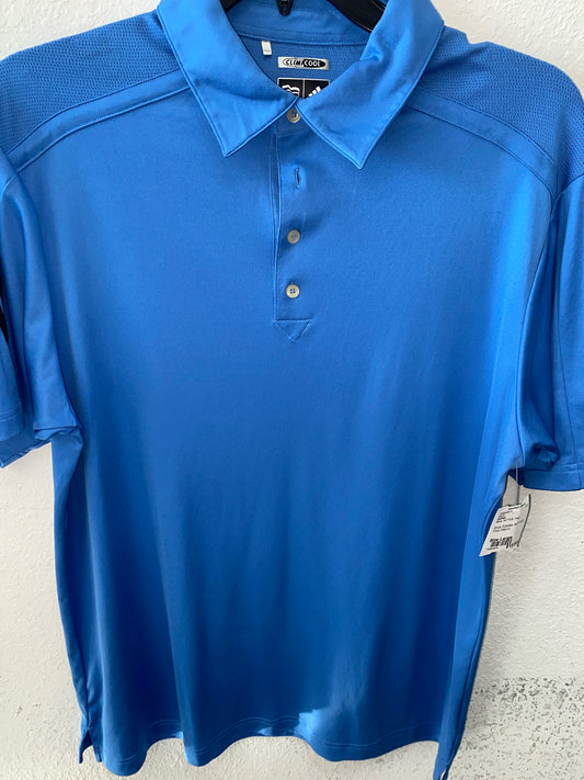 Blue Adidas ACTIVE Polo Men's