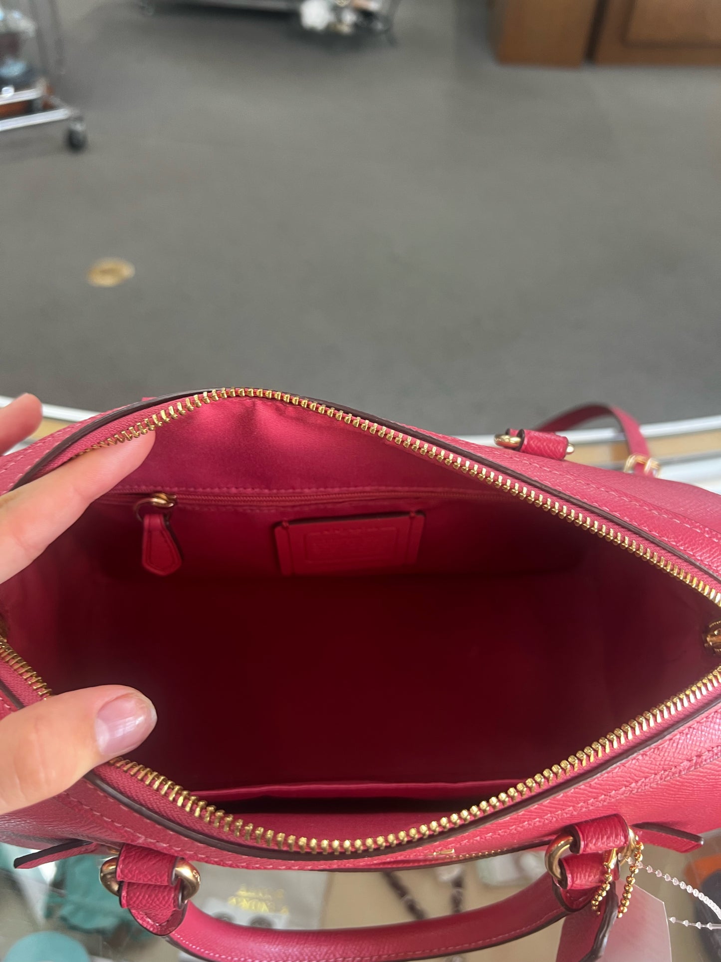 Designer Coach Bold Pink Crossbody