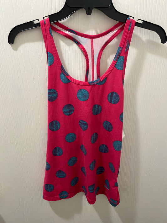Pink Polka Dots Nike ACTIVE Tank Women's Small
