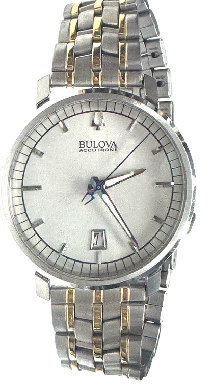 Bulova Accutron II Telluride Men's White Dial Quartz Watch 96B216