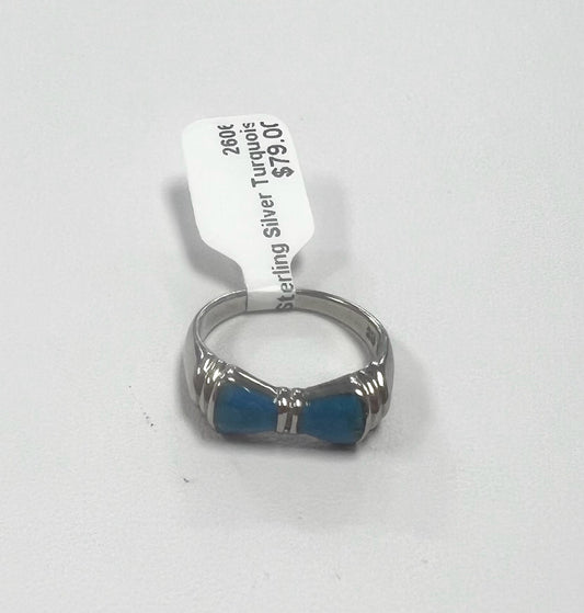 Sterling Silver Turquoise Ring Size 6.5