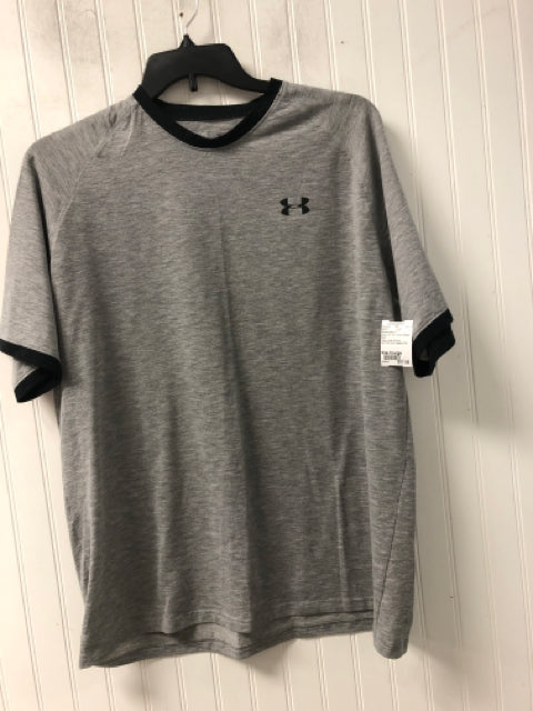 Gray Under Armour ACTIVE Short Sleeve Shirt Men's