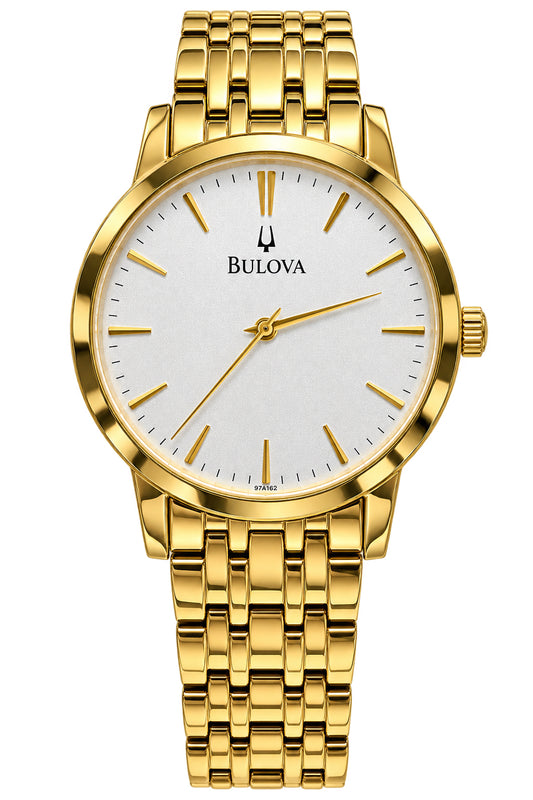 Bulova Men's Classic Ultra Slim Watch C935158  New Battery Lots of Links
