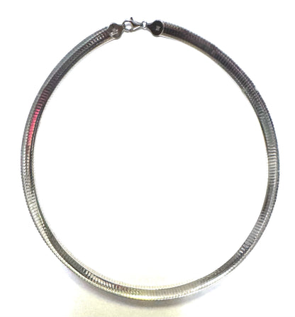 Sterling Silver Reversible Omega