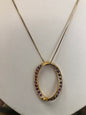 Gold Over Sterling Silver 18" Chain & Pendant
