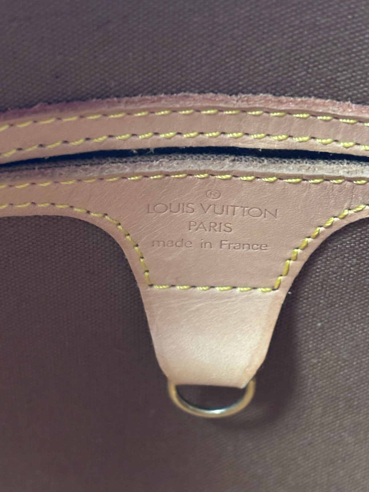 Designer Louis Vuitton Brown Monogram Handbag