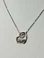 Sterling Silver CZ Necklace Pendant Chain New JTV