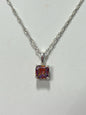 Sterling Silver Mystic Quartz Pendant & Chain New JTV