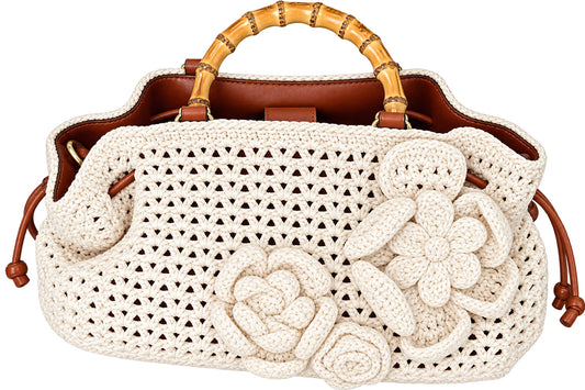 Designer Patricia Nash Cream Handbag