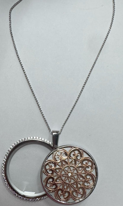 lux vue magnifying glass pendant