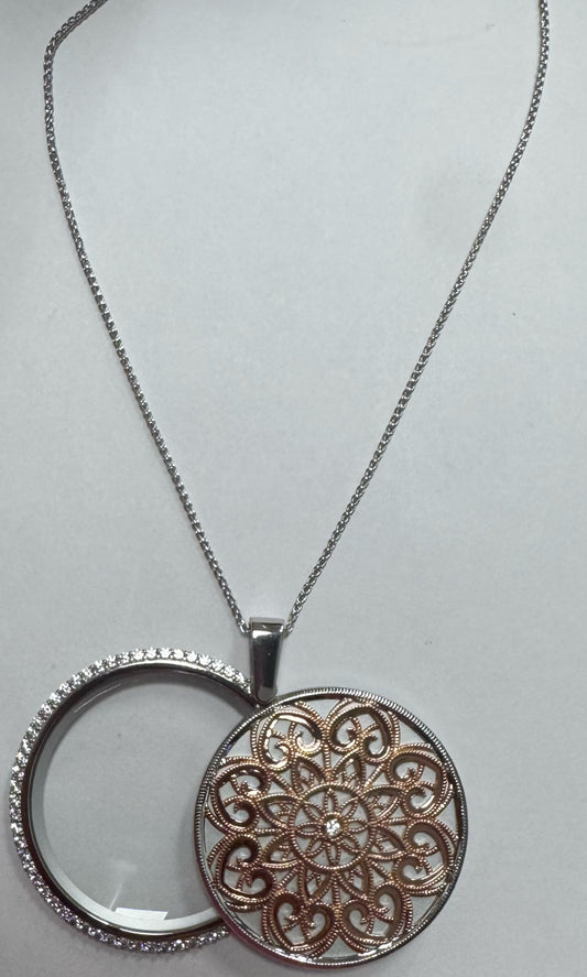 lux vue magnifying glass pendant