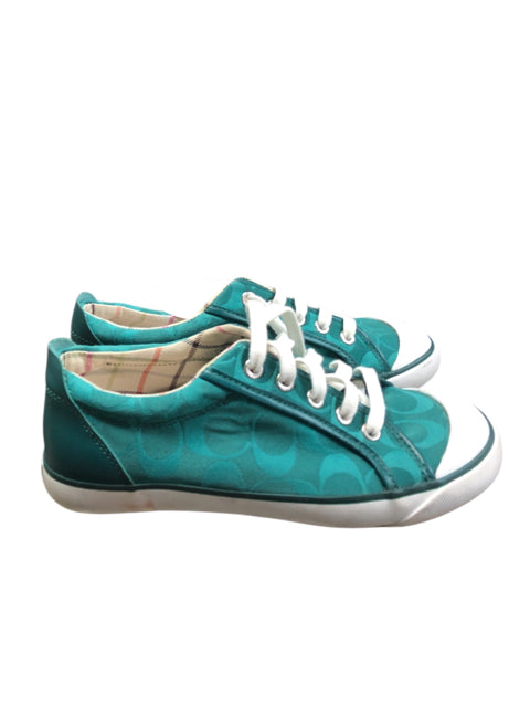 Teal Coach Shoes Women's