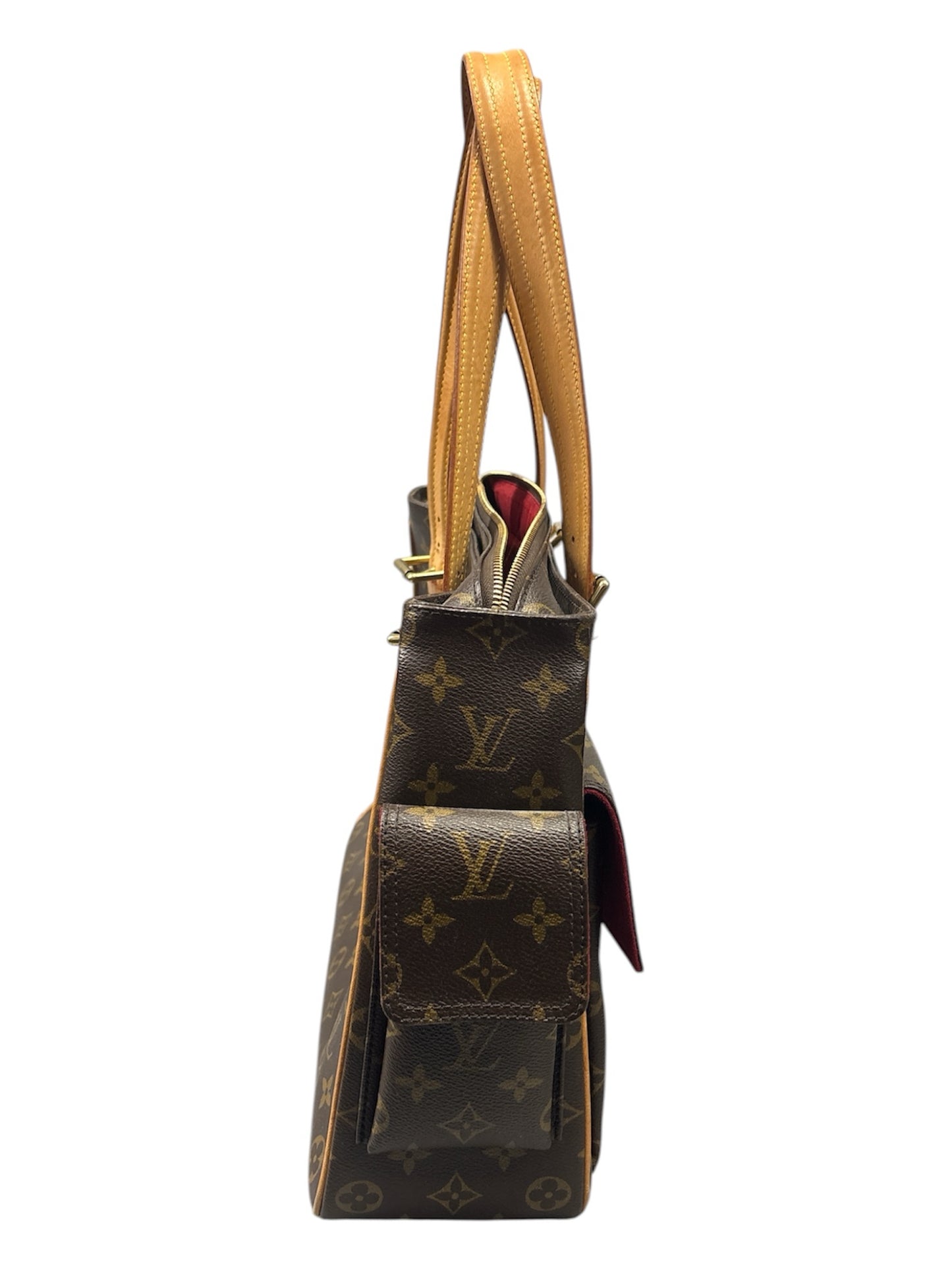 Designer Louis Vuitton Dark Brown Handbag
