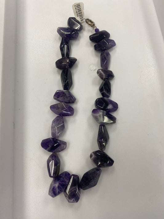 GSJ AMethyst Sterling Necklace