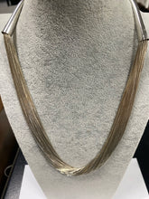 Load image into Gallery viewer, Carolyn Pollack Relios Liquid Sterling Silver100 Strand Chain Necklace 24&quot; - 27&quot;