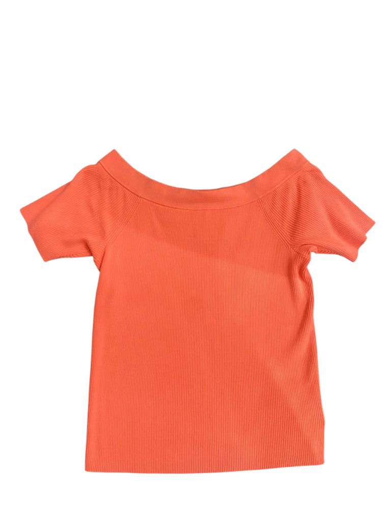 Orange Anthropologie BOUTIQUE Short Sleeve Shirt Women's