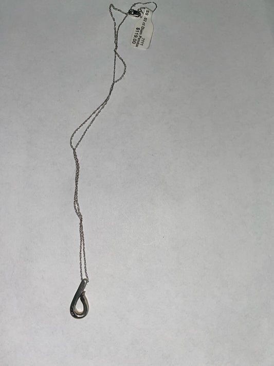 SS .02 ct Diam Pendant