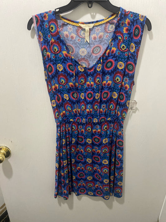 Blue Floral Print Matilda Jane BOUTIQUE Dress Women's Medium