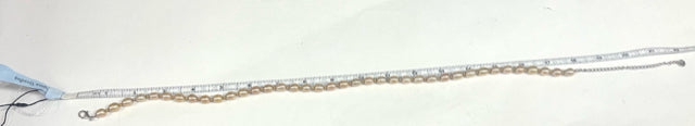 RLM Studio Robert Lee Morris Pearl Necklace 18"-22" Sterling Silver
