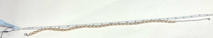 RLM Studio Robert Lee Morris Pearl Necklace 18"-22" Sterling Silver
