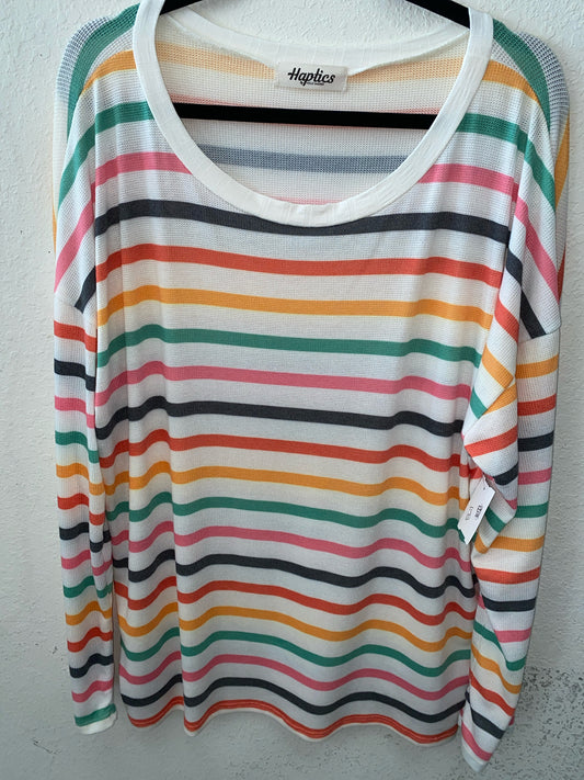 Striped Haptics Long Sleeve Shirt Women's