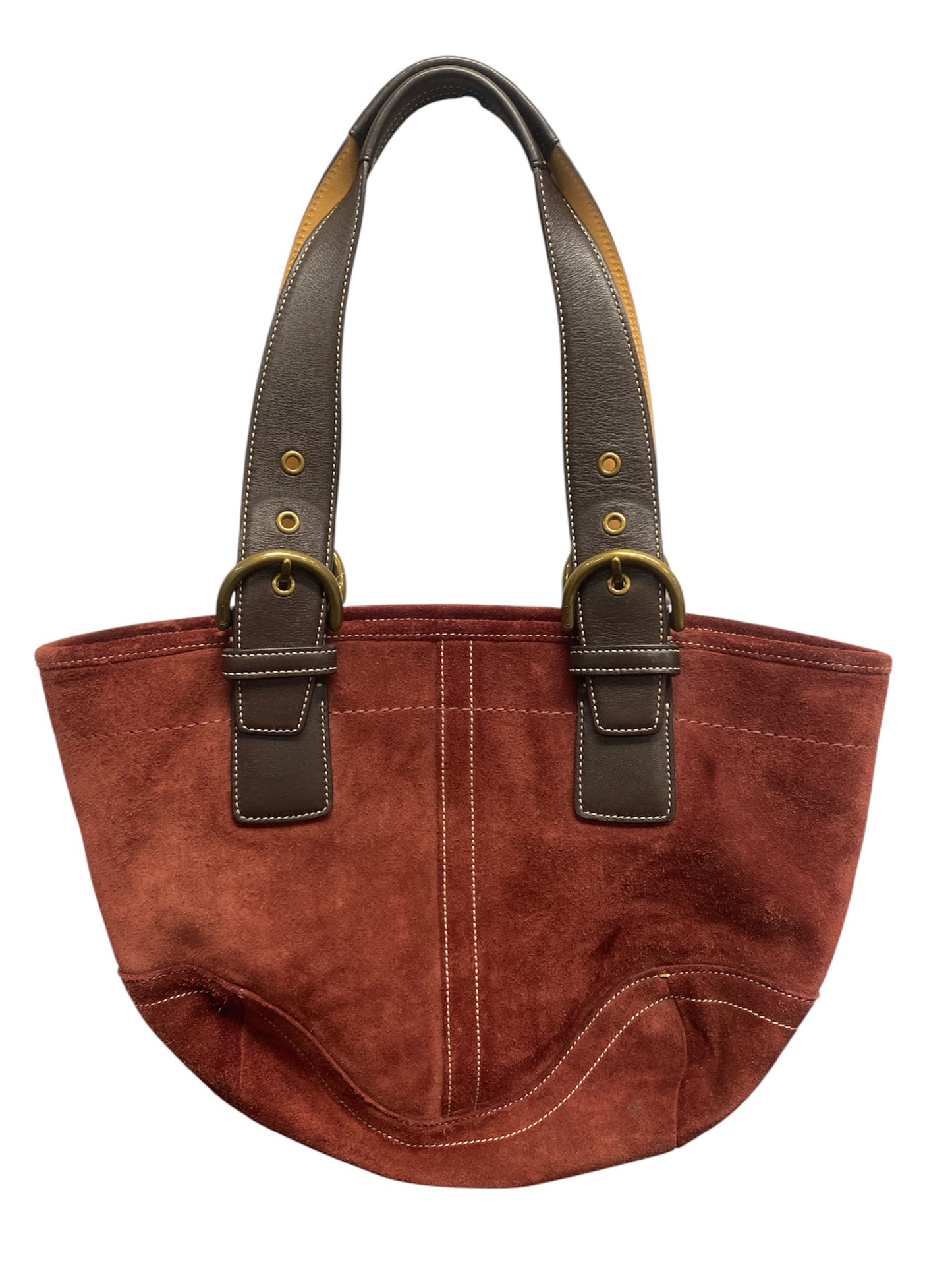 Designer Coach Burgundy Handbag