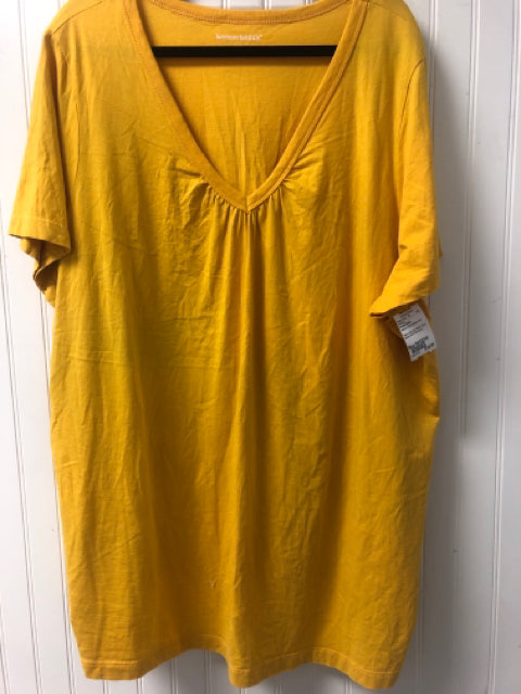 Yellow Woman Within Short Sleeve Shirt Women's