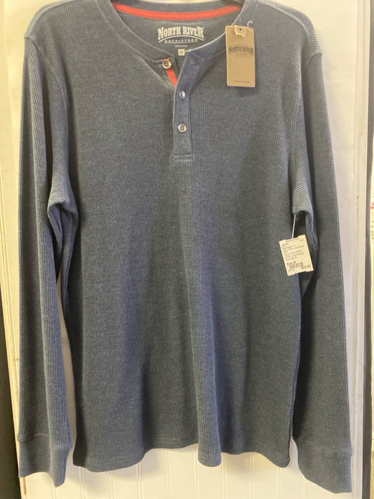 Navy North River NEW Long Sleeve Shirt Men's