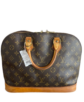 Louis Vuitton Brown Monogram Alma VI0976 DW350 Handbag
