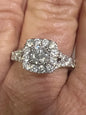 14kw 1 1/3 CT TW Diamond Ring