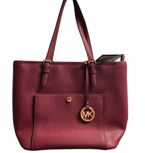 Designer Maroon Michael Kors Handbag
