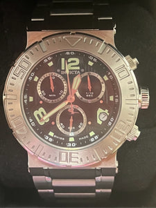 Invicta Reserve Swiss Chronograph 6145 Mens Diver Watch 46mm Stainless Case