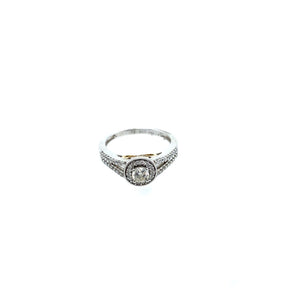 14KT/T Di.50ctw w/accents ring. Size7