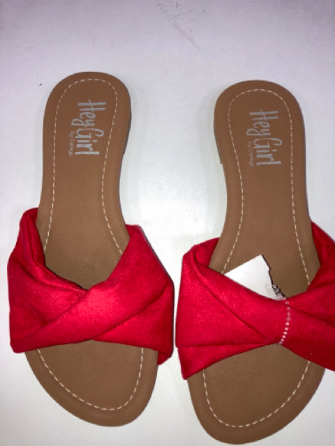 Hey Girl by Corkys Red Size 8 Women Sandals/Shoes
