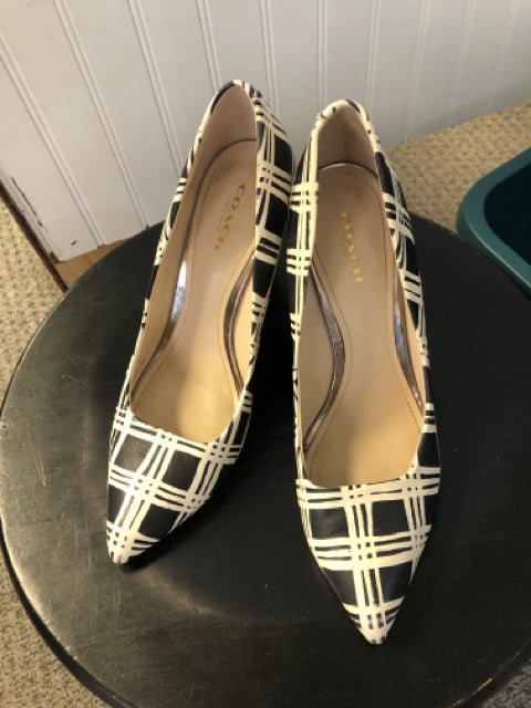 Black/White Coach Shoes Women's