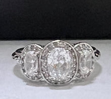 Load image into Gallery viewer, Tacori CZ Cubic Zirconia Ring 925 Sterling Silver Bloom With Love Size 9.25