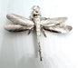 Solid 925 Sterling Silver Pin Brooch 2.75" x 3.25" Dragonfly 18g