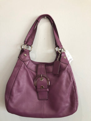 Designer Purple Coach Handbag