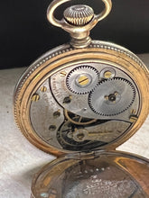 Load image into Gallery viewer, Elgin 11j  Full Hunter Pocket Watch 14K Gold Fill Case Size 0s Gr 224 For Repair